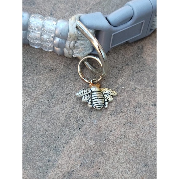 Custom Handmade Beaded Bling Dog Collar - Picture 3 of 3